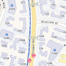 Select the map markers to navigate to your desired address.